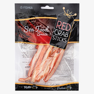 Picture of Dried Squid Red Crab Sticks, Fishka  56g