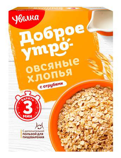 Picture of Flakes Uvelka Oatmeal with bran 400g