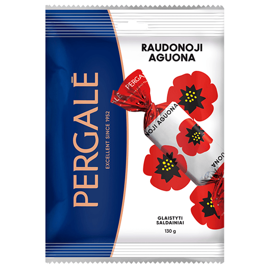 Изображение Пергале - Конфеты Raudonoji Aguona 130г