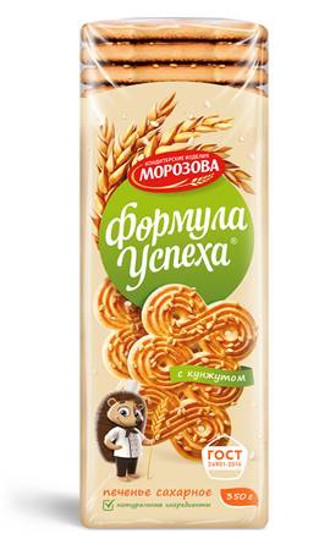 Picture of Morozov Cookies Formula of Success Sesame 350g