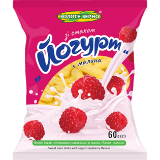 Picture of Zolote Zerno - Sweet Corn Sticks Yogurt Raspberry 60g