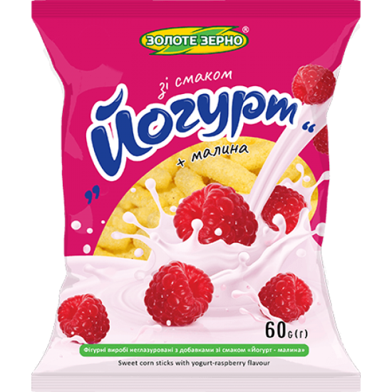 Picture of Zolote Zerno - Sweet Corn Sticks Yogurt Raspberry 60g