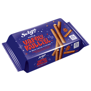 Picture of Laima Selga Wafer Rolls with Apple and Cinnamon Filling 160g