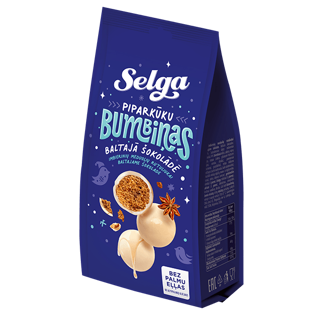 Picture of Christmas Sweets, Gingerbread Balls In White Chocolate, Selga 150g