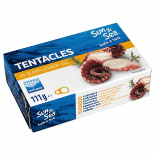 Picture of “Sun&Sea” Squid tentacles in sunflower oil, 110g