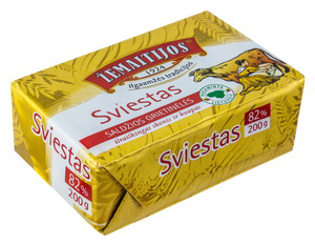 Picture of Butter 82%, Zemaitijos  200g