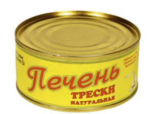 Изображение Главторг Печень трески нежная 240g