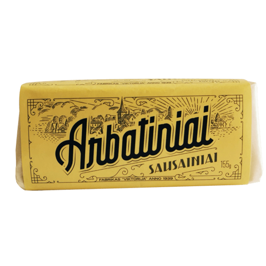 Изображение Печенье ARBATINIAI со вкусом ванили, 155 г