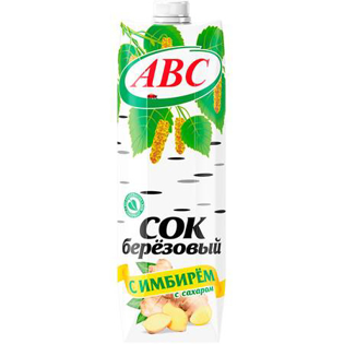 Picture of ABC Birch Juice with Ginger 1L