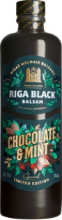 Picture of Balsam With Chocolate And Mint Flavour "Riga Balzams"  30% Alc. 0.5L