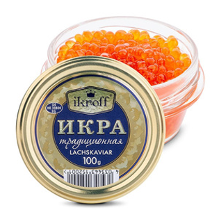 Picture of Caviar, Salmon Red "Tradicionnaya" Ikroff  100g