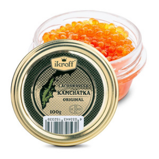 Picture of Red Caviar,  Salmon, "Kamchatka", Ikroff 100g