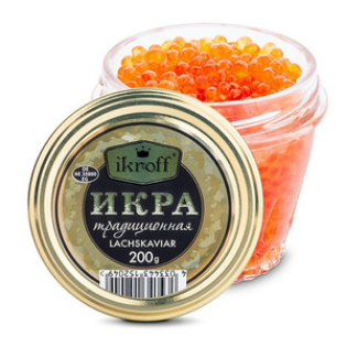 Picture of Caviar,  Salmon, Red, Ikroff  200g