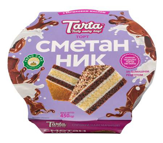 Изображение Tarta торт "Сметанник" 450г 