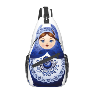 Picture of Matryoshka  Gzhel Crossbody Bag - 1 pcs