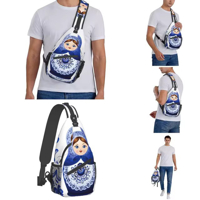 Picture of Matryoshka  Gzhel Crossbody Bag - 1 pcs