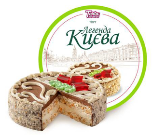 Изображение Tarta торт "Легенда Киева" с арахисом 450г