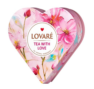 Picture of Tea, Black "Tea With Love Assortment", Lovare 68g