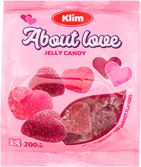 Picture of Jelly Sweets, About Love, Klim  200g