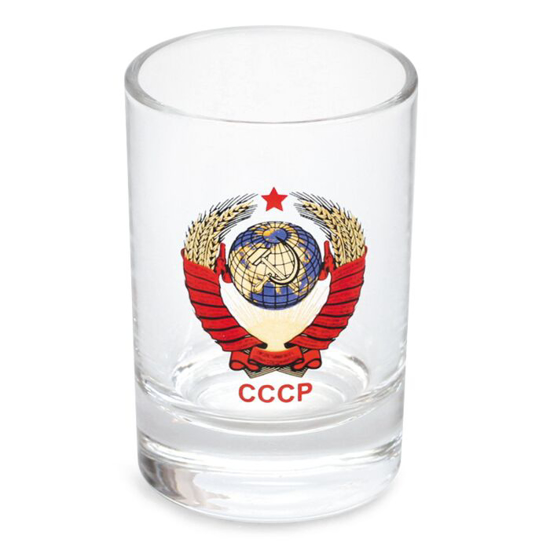 Picture of Set of stacks "Coat of Arms of the USSR", 6 PCs, each 50 ml