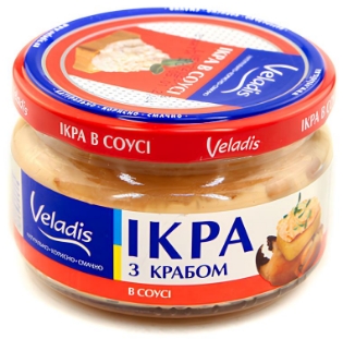 Picture of Atlantic Fish Roe in Creamy Sauce with Crab, Veladis 160g