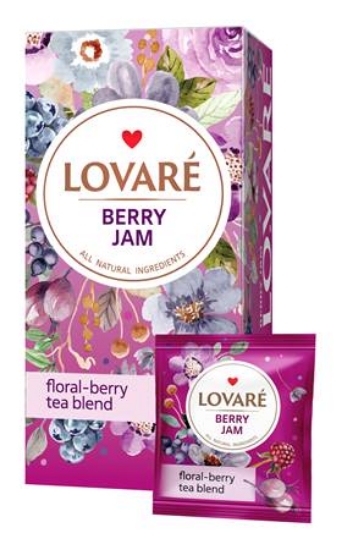 Изображение Lovare чай Ягодный джем 24*1,5г