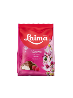 Picture of Marshmallow, Raspberry Flavour In Choc.Glazing "Maigums", Laima 175g