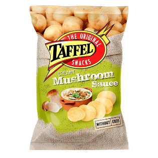 Изображение Taffel - Чипсы со сливочно-грибным соусом 130 г