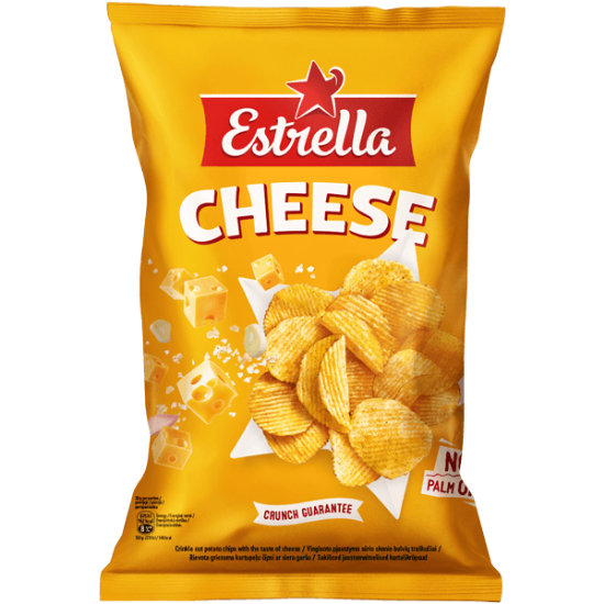 Изображение Estrella - Чипсы со вкусом сыра 130 г