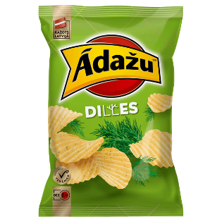 Picture of Crisps With Dill Flavour "Dilles", Adazu 130g