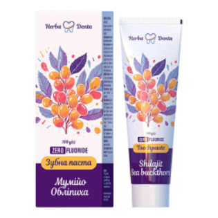 Изображение Зубная паста Herba Denta Мумие и Облепиха 100 г