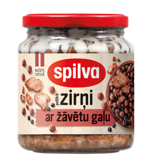 Picture of Grey Peas With Smoked Meat, Spilva 580ml
