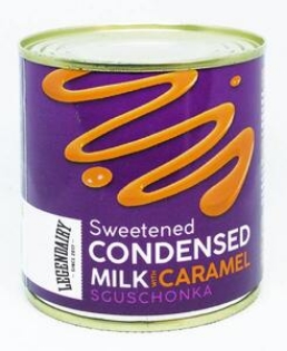 Изображение Сгущенное молоко 8,5%, карамель, Legendairy 370г