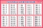 Picture of Multiplication table for memorization. Poster/585x885 mm/ - 1 pc.