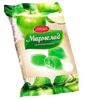 Изображение Мармелад желейный со вкусом яблока 300g