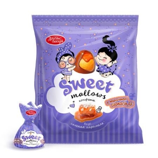 Picture of Marshmallow Milk Chocolate with Salted Caramel 150g