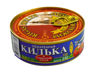 Изображение Обжаренная Килька в Томатном Соусе 240g