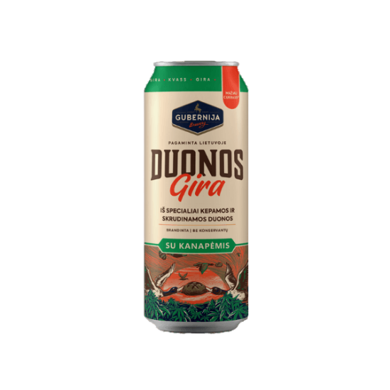 Picture of Gubernija - Bread Kvass Dark Rye with Hemp Can 500ml