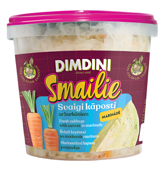 Picture of Sauerkraut In Marinade With Carrot "Smailie", Dimdini 0.65kg