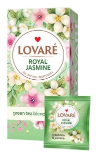 Изображение Lovare  зеленый чай  Королевский с жасмином 24*1,5г