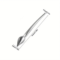 Picture of Chocolate Spoon with Flower Decoration Strainer - 1 pcs
