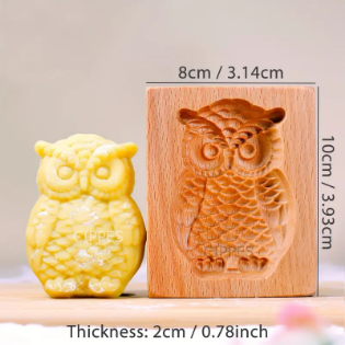 Picture of 3D Wooden Cookie Mold - 1 pcs