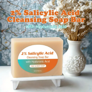 Picture of 2% Salicylic Acid Cleansing Soap Bar with Hyaluronic - 1pcs