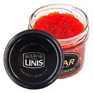 Picture of Wild Lumpfish Roe, Red, Jar, Sudrab Linis 100g