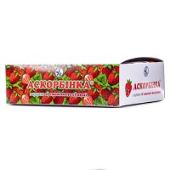 Picture of Ascorbic Acid with Strawberry 10tab (Askorbinka)