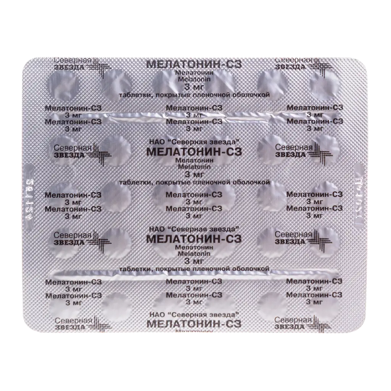 Picture of Melatonin 30 tab*3mg - 1 pcs