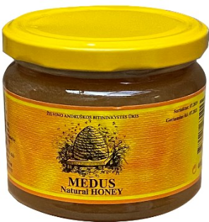 Picture of Z. Andriuskos Natural Honey 400g