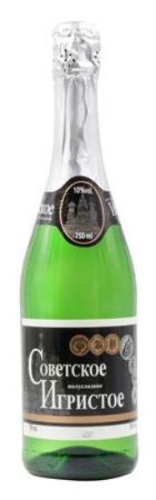 Picture of Sparkling Wine, White, Medium "Sovetskoe" 8.4% Alc. 0.75L