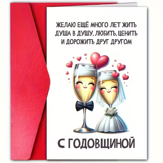 Изображение Дизайнерская открытка - 1pcs