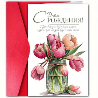 Изображение Дизайнерская открытка - 1pcs